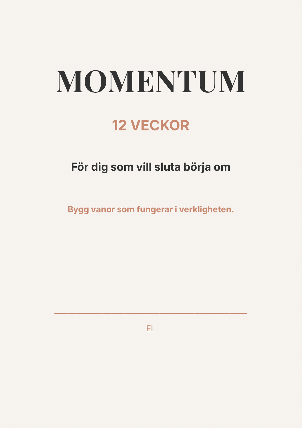 Momentum 12 veckor